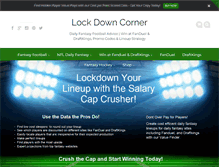 Tablet Screenshot of lockdowncorner.com